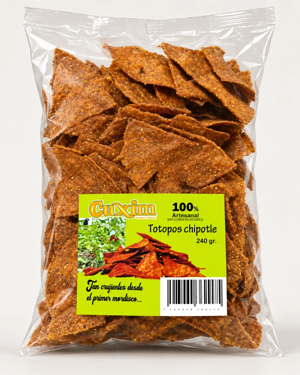 Totopos Chipotle 240 g